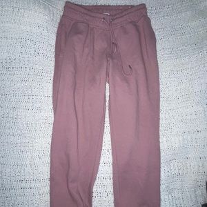Pink jogger sweats